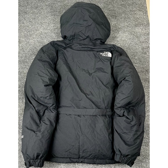 Womens Size‎ Large North Face Goose Down Black 550 Belted Puffer Jacket - Picture 11 of 11